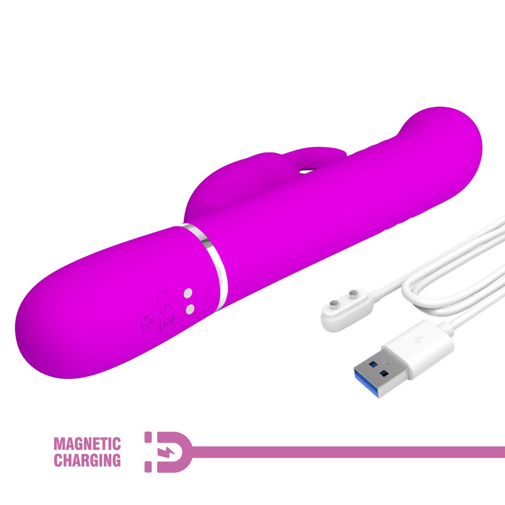 Вибратор PRETTY LOVE Coale Twinkled Tenderness Purple, 7 vibration functions 4 rotation functions 4 Sex Aura Киев - изображение 2