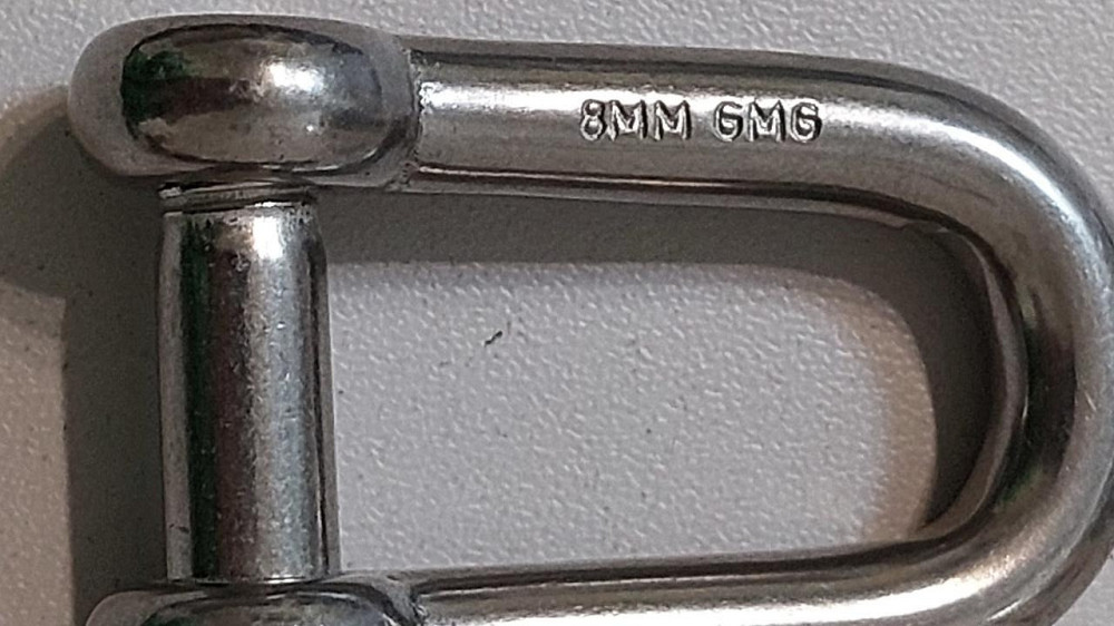 Такелажна скоба "GoralMet" typ-U з нержавіючої кислотостійкої сталі AISI 316 діаметром 6 мм Київ - фото 2