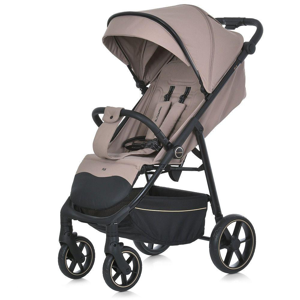 Коляска дитяча EL CAMINO FIJI Beige Matt прогулянкова з чохлом та москітною сіткою Бежевий (ME 1113-2) Чернигов - изображение 3