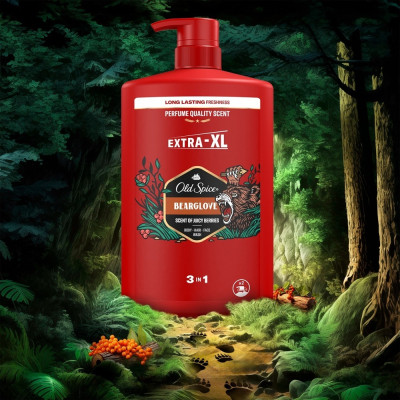 Гель для душу Old Spice Bearglove 1000 мл (8700216610933) Вінниця - фото 5