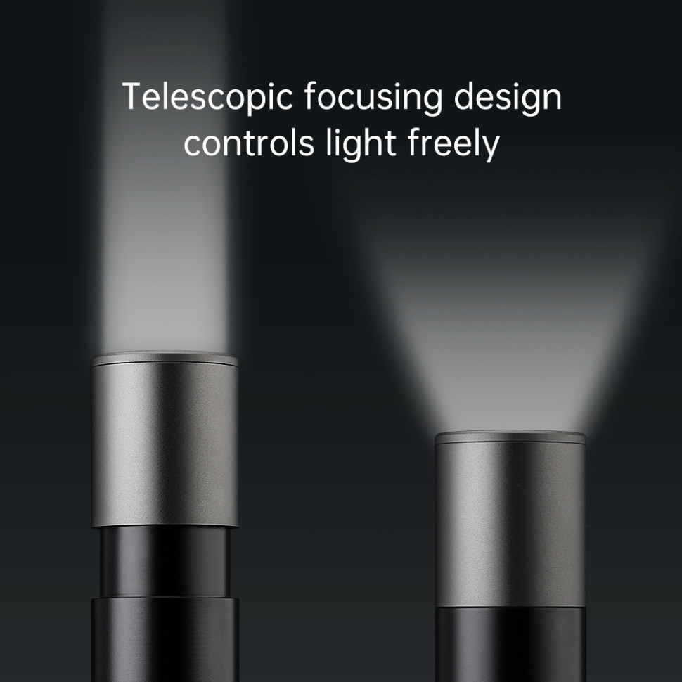 Карманный ручной аккумуляторный фонарь Nextool Zoom Flashlight, 150 лм, алюминиевый корпус Киев - изображение 5