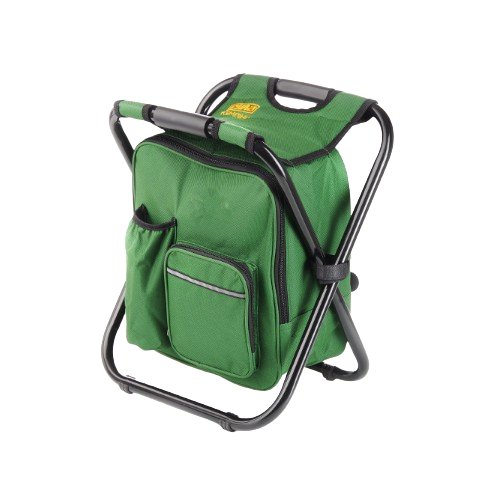 Стілець розкладний без спинки + термосумка-рюкзак 28*35*43см (профіль19мм) стальний каркас СИЛА Житомир - изображение 1