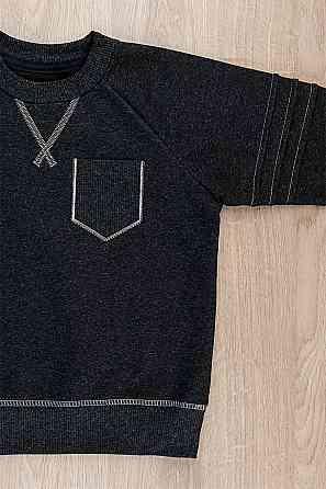 Джемпер для хлопчика, антрацит топ Крохатушка одяг Київ