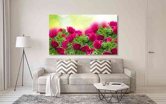 Картина холст в гостиную / спальню   Квіти  MLP_124 80х160см Киев