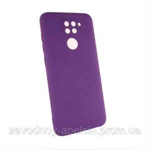 Xiaomi Redmi Note 9 Cиликоновий чохол Захист камери (ліловий) Одеса