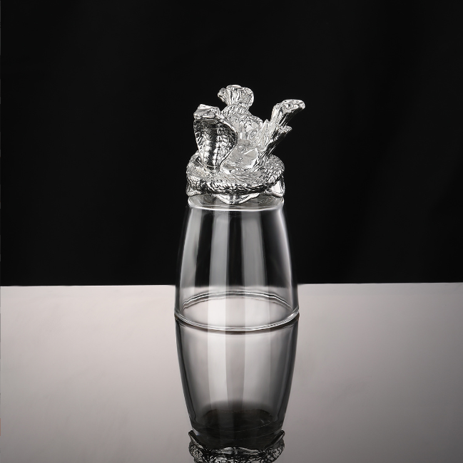 Набор рюмок Китайский гороскоп 30 мл х 12 шт Графин 300 мл в Кейсе Серебро Кременчуг - изображение 6