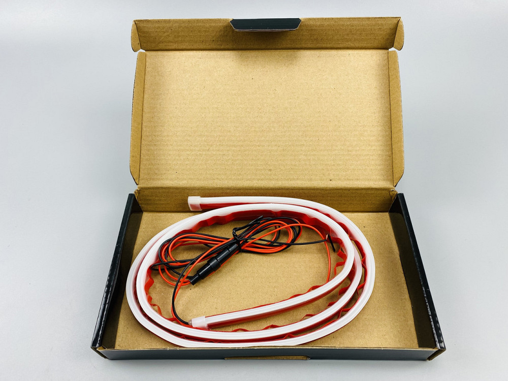 Стрічка LED додаткового підсвічування фар Гнучка світлодіодна смуга освітлення денні ходові вогні Мукачево - фото 10