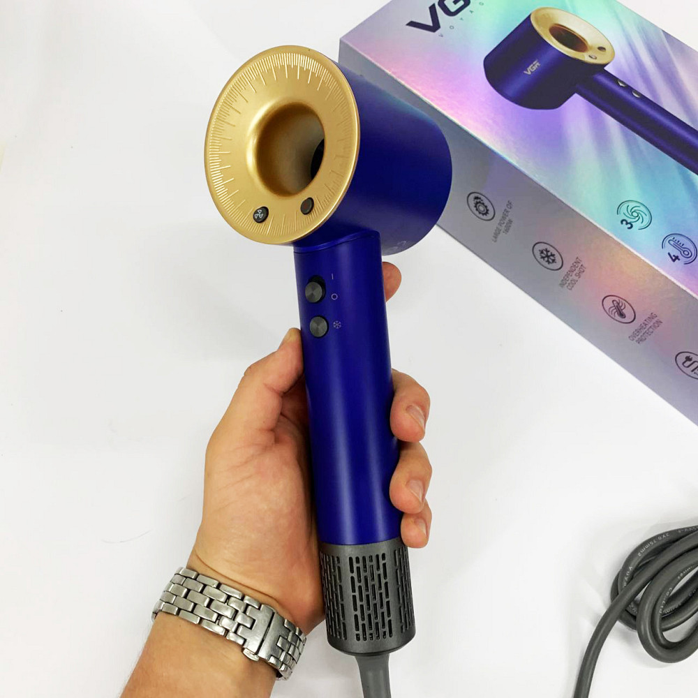Фен для дому та подорожей VGR V-445, Фен з режимом регулювання температури для волосся з режимами WJ-40 Івано-Франківськ - фото 8
