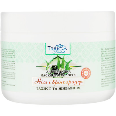 Маска для волосся Triuga Аюрведична Нім і Брінгарадж 300 мл (4820164640425) Вінниця - фото 1