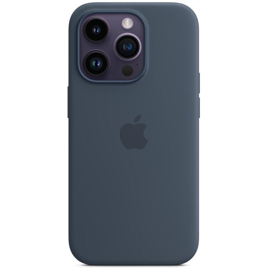 Чохол-накладка Apple Silicone Case with MagSafe для Apple iPhone 14 Pro Storm Blue (MPTF3) ( 18116 ) Харьков - изображение 5