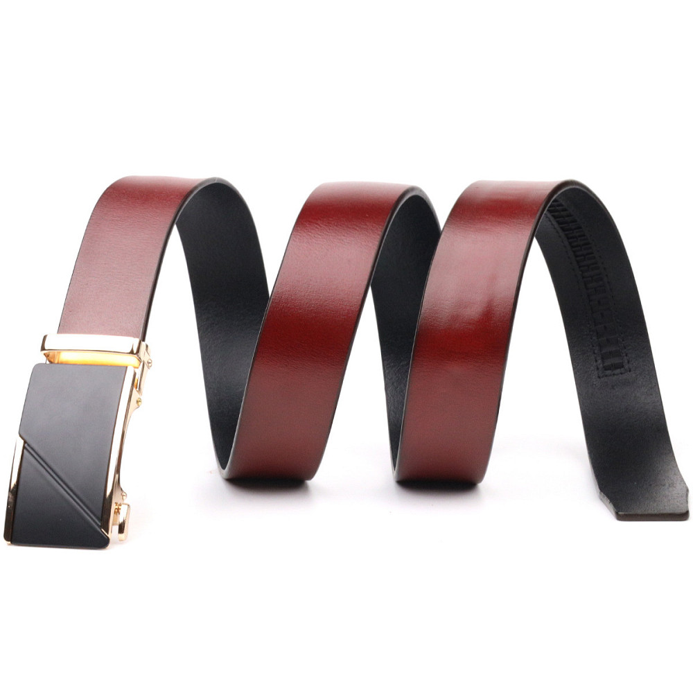 Ремень для мужчин из натуральной кожи Vintage 21479 Коричневый Киев - изображение 4