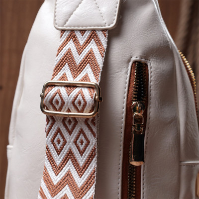 Сумка Vintage Жіноча з однією лямкою через плече з гладкої екошкіри Біла (22768) Вінниця - фото 5