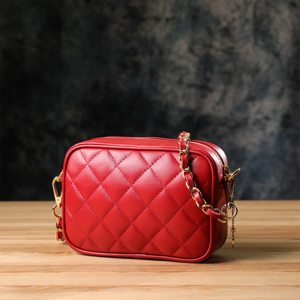 Сумка з натуральної шкіри Tony Perotti 20838_1 (CA006-01DR dk red) Червоний Київ - фото 10