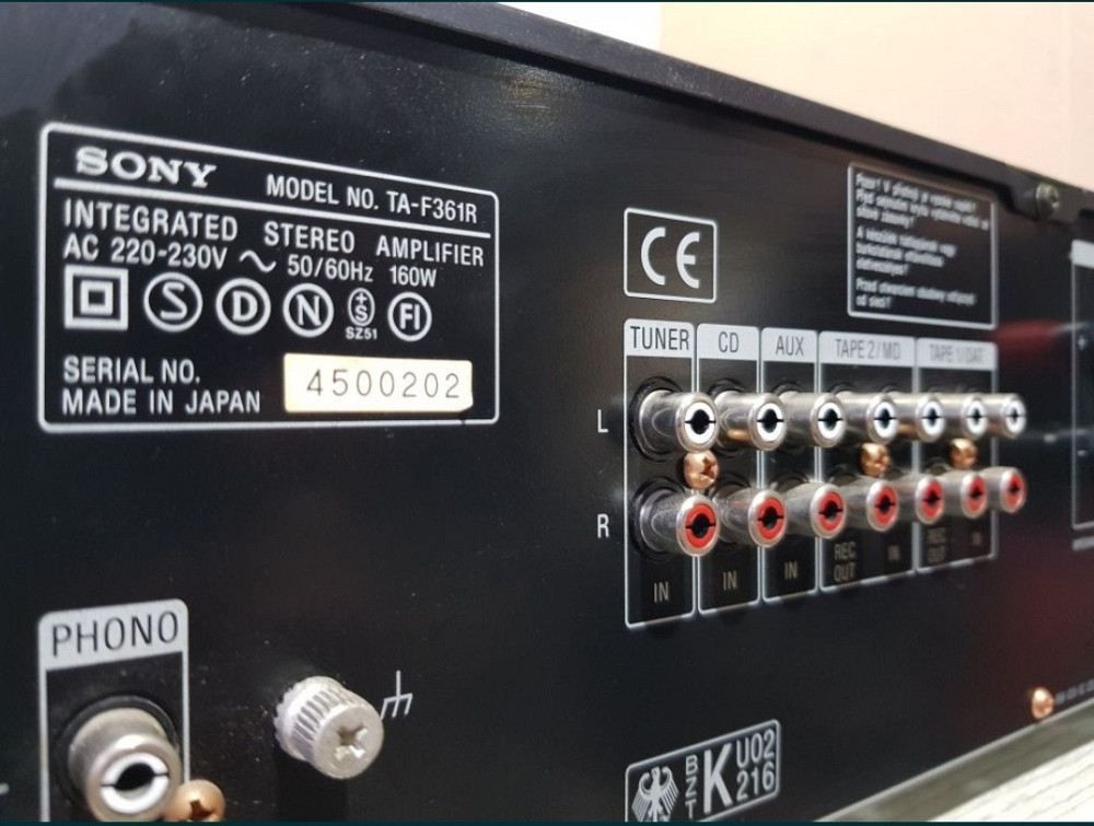 Стерео усилитель SONY TA-F361R 2*90Вт ! Киев - изображение 3