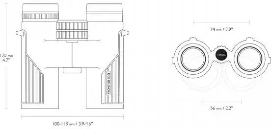 Бінокль Hawke Optics Бінокль Frontier Hd X 10X32 Szara 354320 Київ