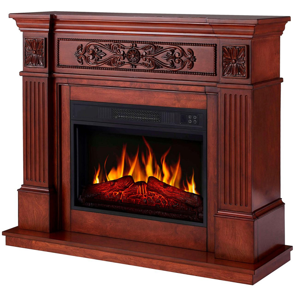 Камінокомплект ArtiFlame Toscana AF23S дуб з обігрівом і звуком горіння вогню Київ - фото 3