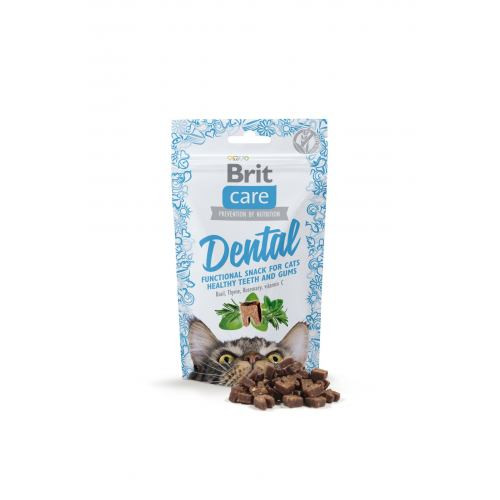 Ласощі Brit Care Functional Snack Dental д/котів для здоров я зубів та ясен з індичкою 50 г Київ - фото 2