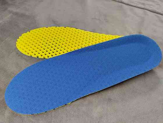 Устілка, устілка спортивна, що амортизує, обрізна стільники, синій колір Insoles Health Харків