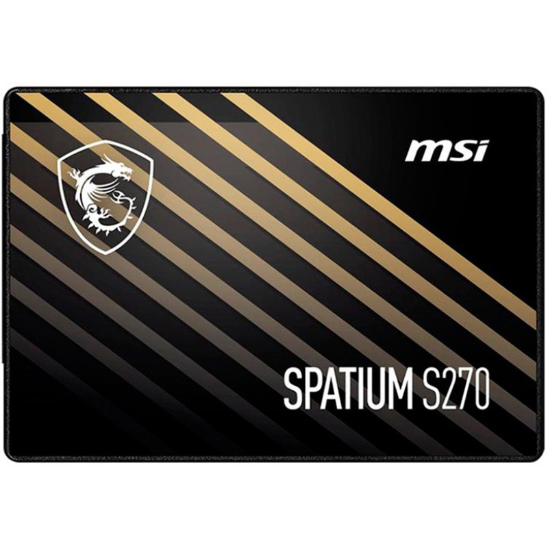 Накопичувач SSD  480GB MSI Spatium S270 2.5" SATAIII 3D TLC (S78-440E350-P83) Харків - фото 3