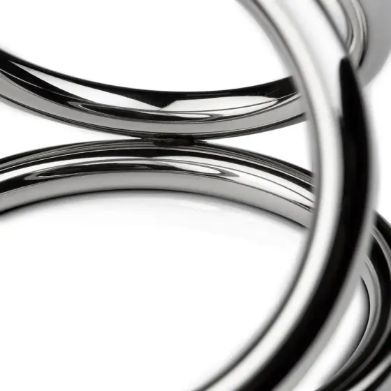 Потрійне ерекційне кільце Sinner Gear Unbendable – Triad Chamber Metal Cock and Ball Ring – Large Львів