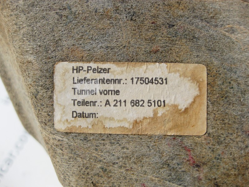 Mercedes-Benz  A2116825101 Шумоізоляція тунелю АКП передня зовнішня E-Class W211 CLS C219 Одеса - фото 2