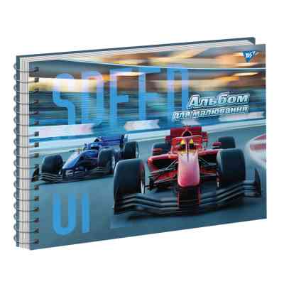 Альбом для малювання Yes А4 40 Спіраль Racing (130575) Вінниця