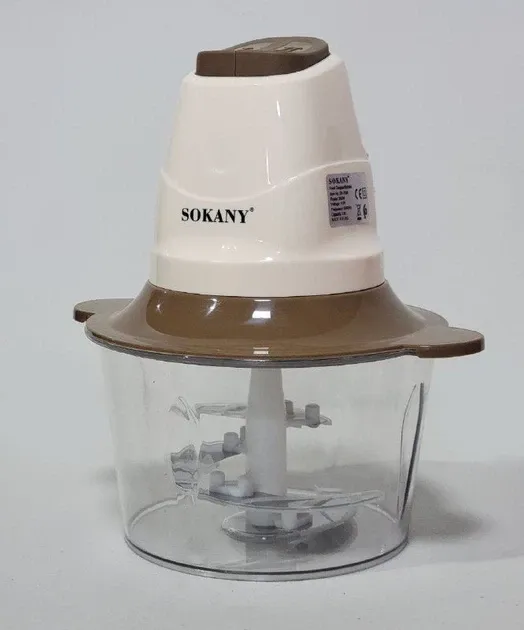 Кухонный измельчитель Sokany SK-7006 300Вт, чаша 2л, компактный, мощный, для овощей мяса и продуктов Одесса - изображение 4