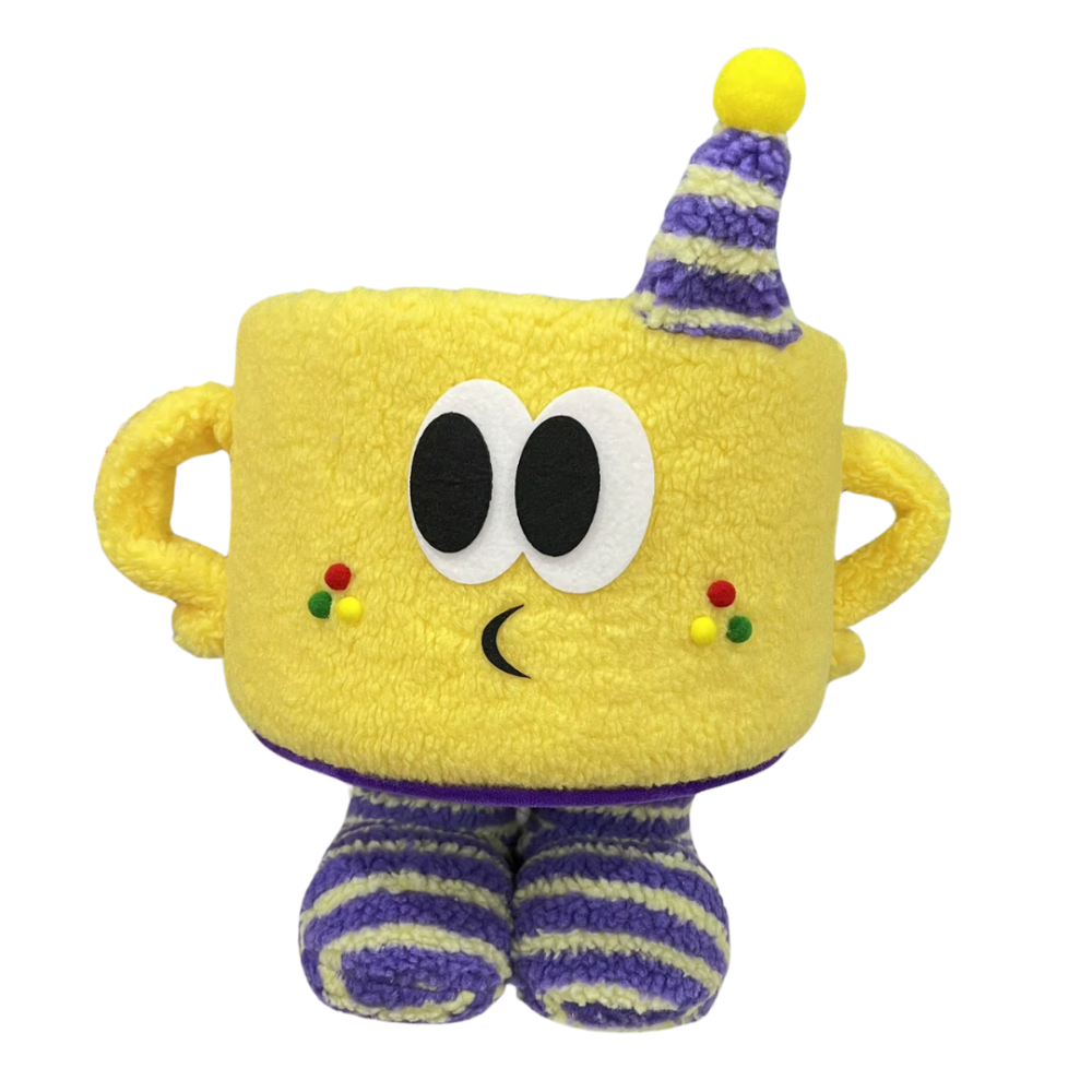 Корзина для игрушек плюшевый органайзер в детскую комнату мягкий для вещей и игрушек детская жёлтая Каменец-Подольский - изображение 3