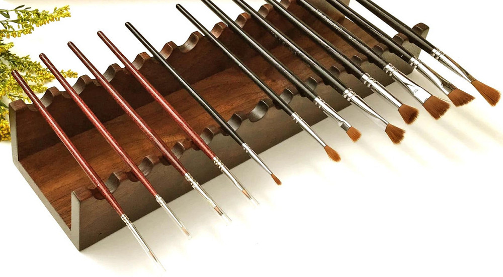 Органайзер для пензлів "Фігурал 13" капучино Миколаїв - фото 1