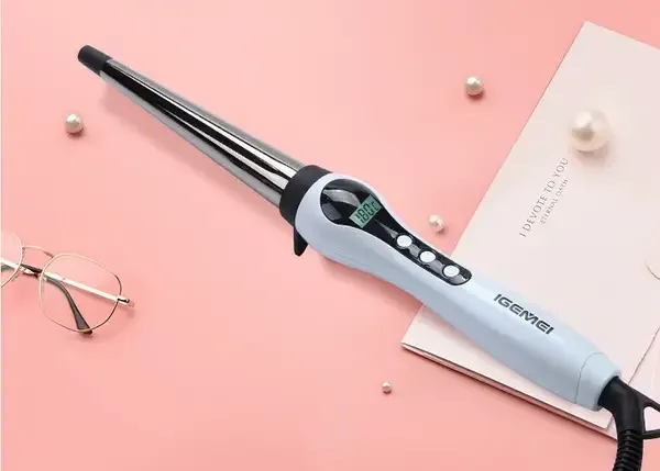 Конусная плойка для волос Gemei GM 403: профессиональные локоны дома, температура до  230 °С Одесса - изображение 2