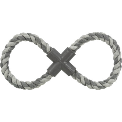 Игрушка для собак Trixie Канат-восьмерка с пластиковой крестовиной 35 см (4011905032788) Винница - изображение 3