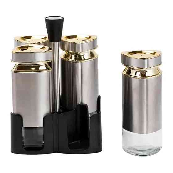 Набір для спецій 4 ємності по 120 мл на підставці HP1324 Київ