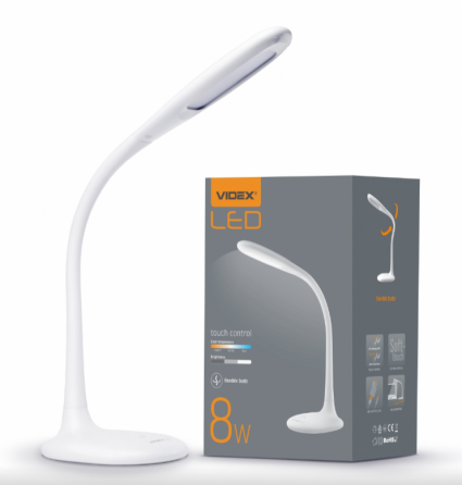 Лампа настільна LED 8W 3000-5500K VL-TF03W Videx Житомир