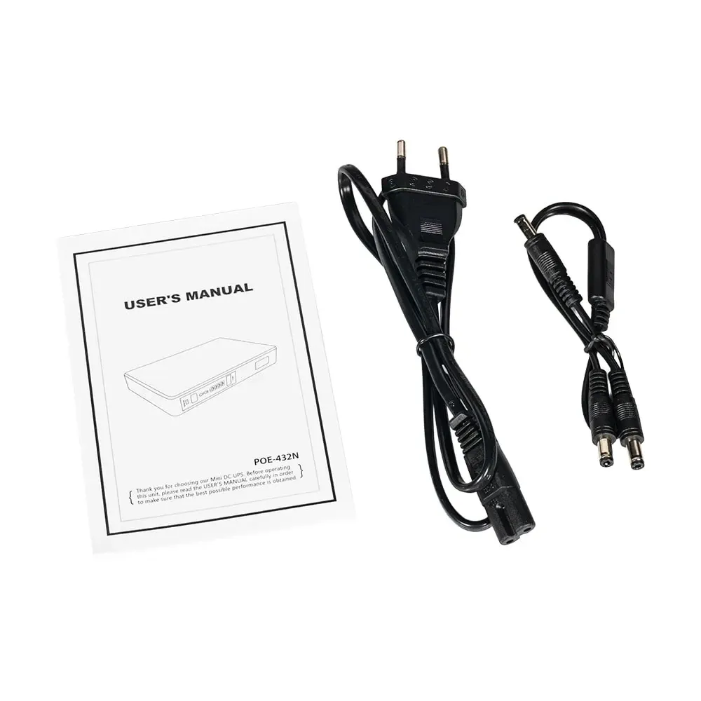 Источник бесперебойного питания Mini UPS SKE POE-432N 8800mAh 5V/9V/12V/15V/24V/PoE, Li-ion 4*2.2Ah, для роутера и медиаконвертера Киев - изображение 14
