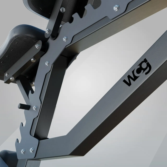 Лавка для жиму горизонтальна регульована WCG Defender без стійок Київ