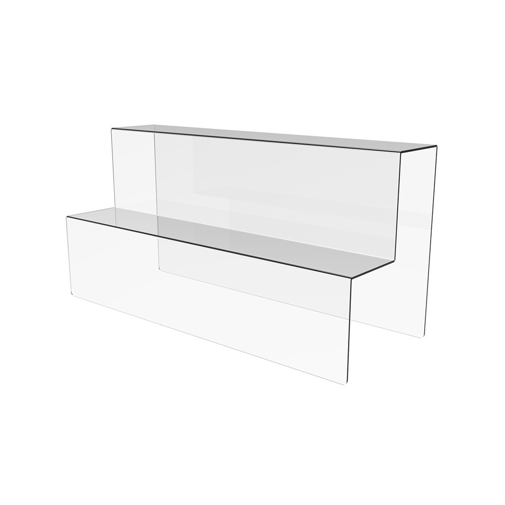 Горка EKOSTAR под товар на 2 ступеньки из акрила 400х150х200 Киев - изображение 1