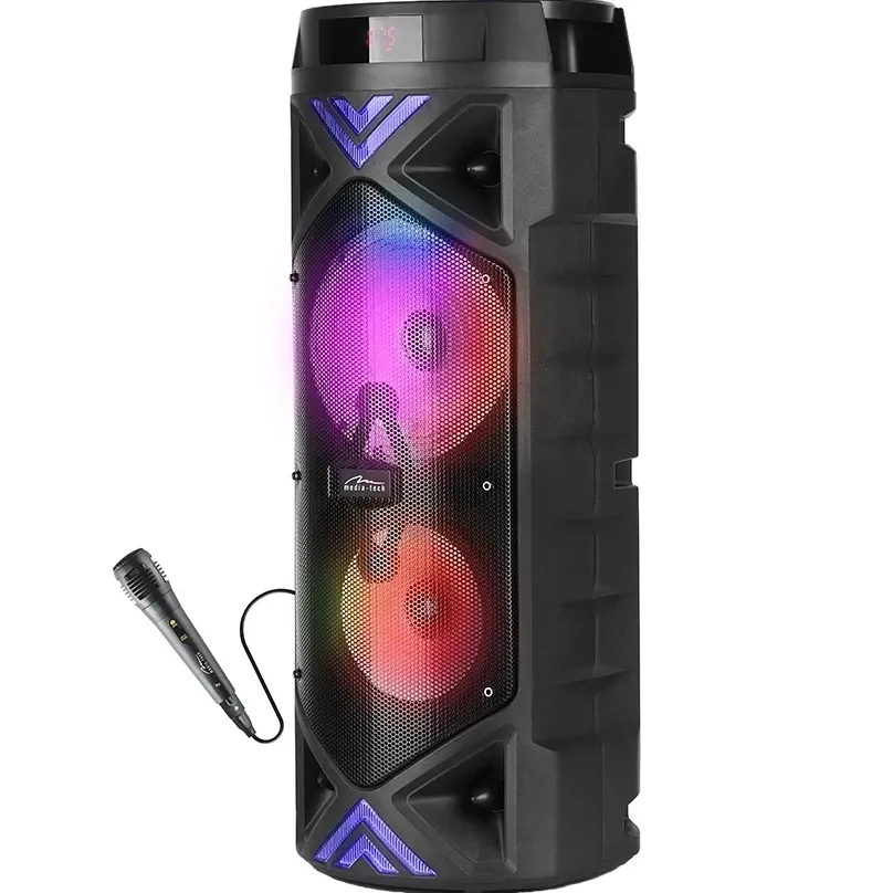 Портативна акустика MEDIA-TECH FUNBOX KEG PRO MT3182 із мікрофоном Black Дніпро - фото 1