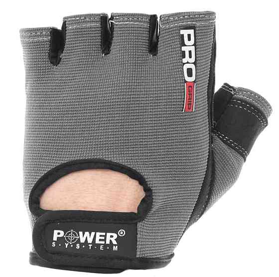 Рукавички для фітнесу Power System PS-2250 Pro Grip Grey S Київ