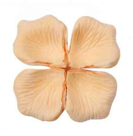 Искусственные лепестки роз 100 штук 50 на 45 мм персиковый Киев