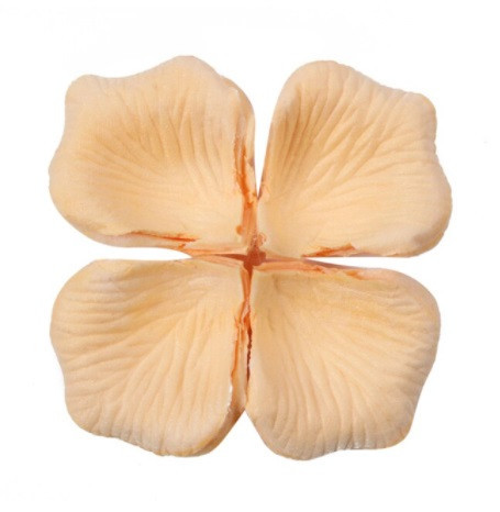 Искусственные лепестки роз 100 штук 50 на 45 мм персиковый Киев - изображение 2