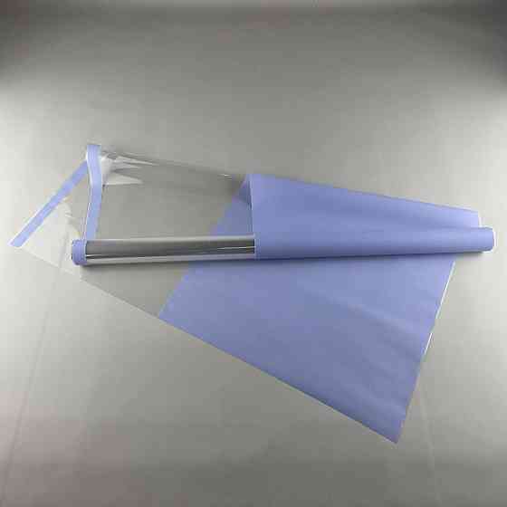 Пленка для цветов Рулон 8 м Тонировка с каймой  (75) (h700) № 819 Детский Голубой (1 шт) Харьков