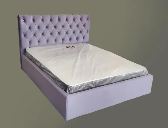 Кровать Двуспальная Arizona Comfort 160 x 190 см Simple С подъемным механизмом и нишей для белья Фиолетовый Киев