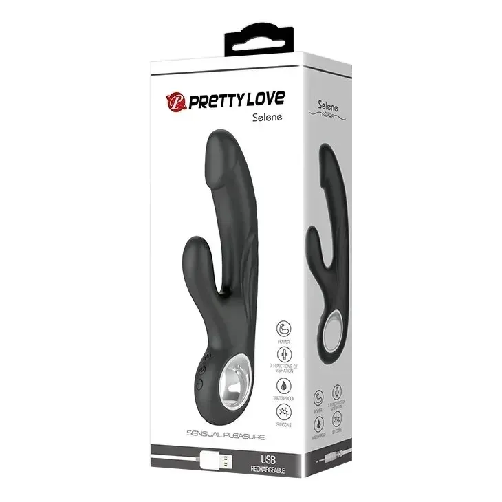 Вибратор PRETTY LOVE SELENE, USB, BLACK, 7 function Sex Aura Киев - изображение 9