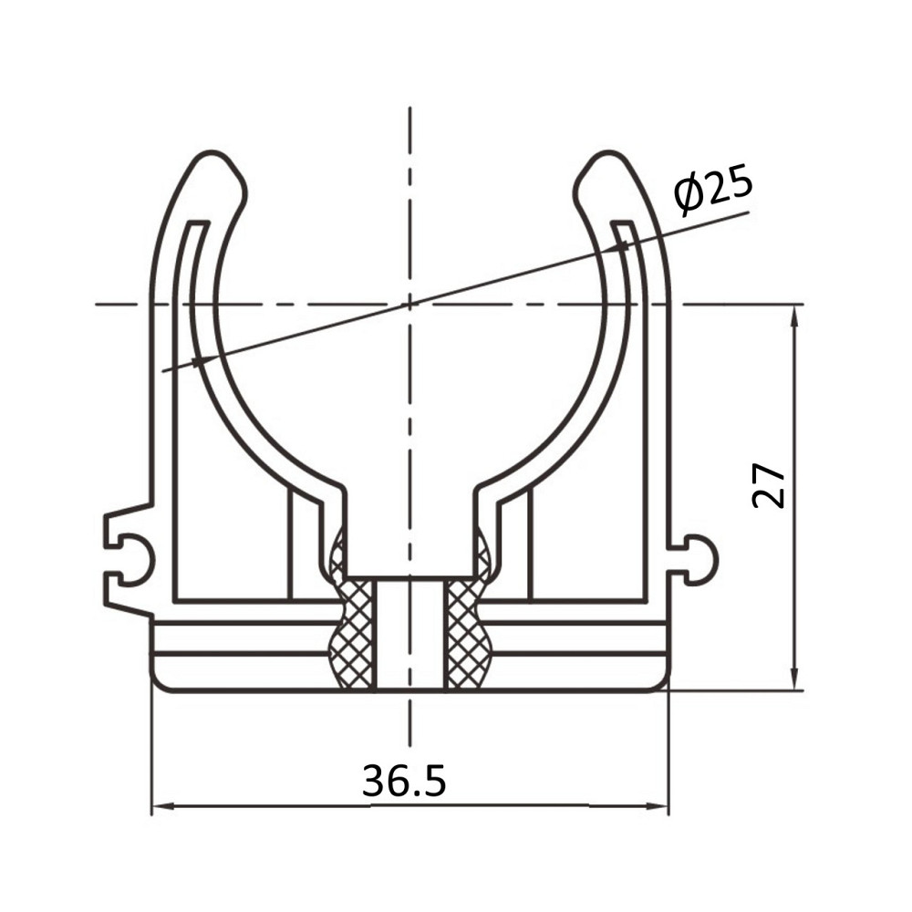 Крепеж PPR Blue Ocean 25 Киев - изображение 2