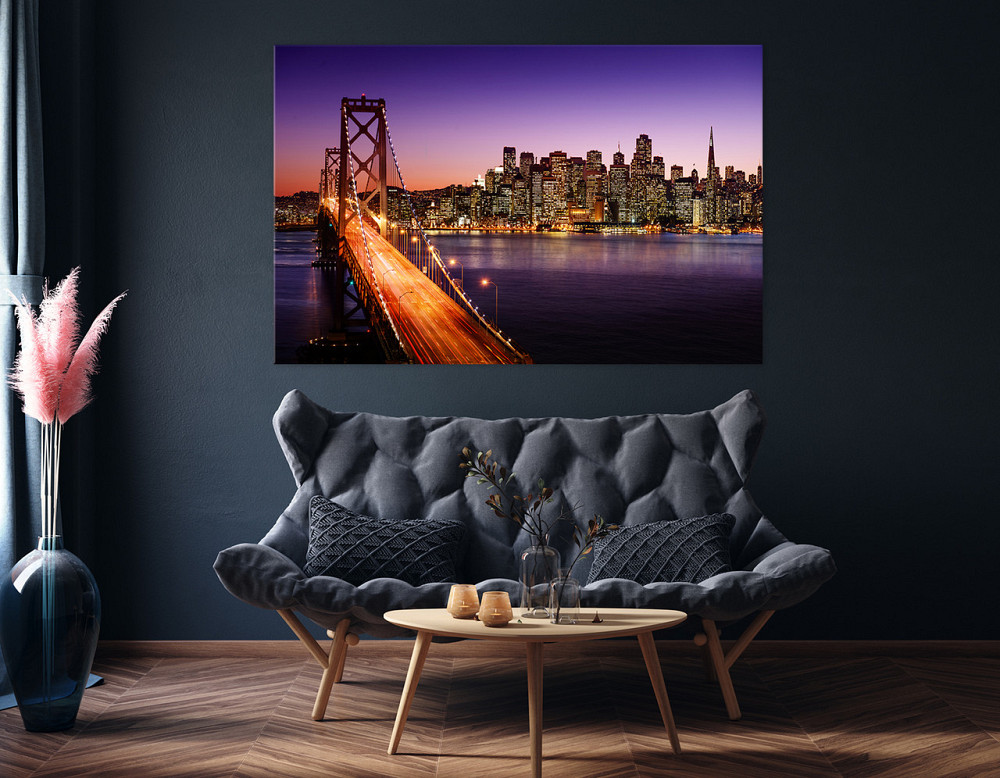 Картина холст в гостиную / спальню  Нью-Йорк  MLP_29 90х180см Киев - изображение 4