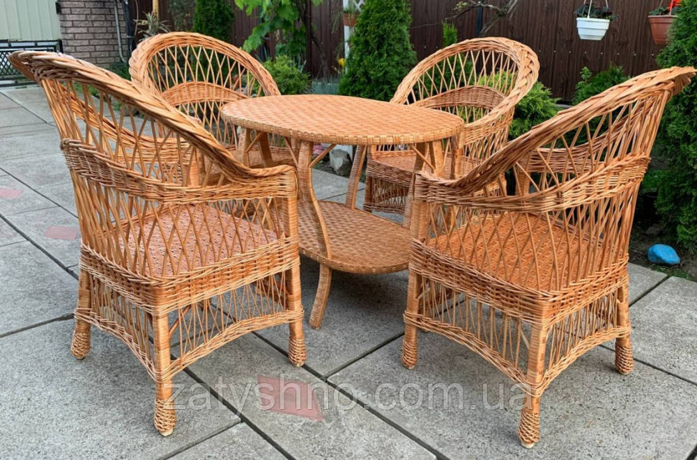 Набор плетеной мебели из лозы Киев - изображение 3