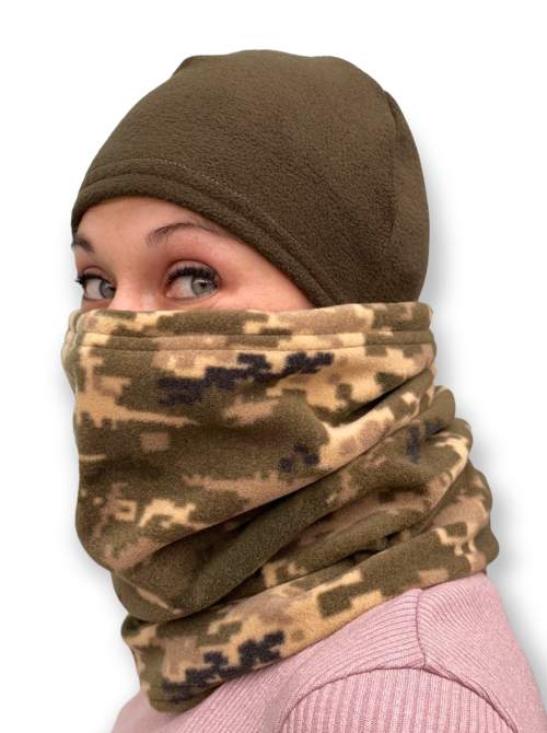 Баф флісовий піксель теплий Одеса - фото 10