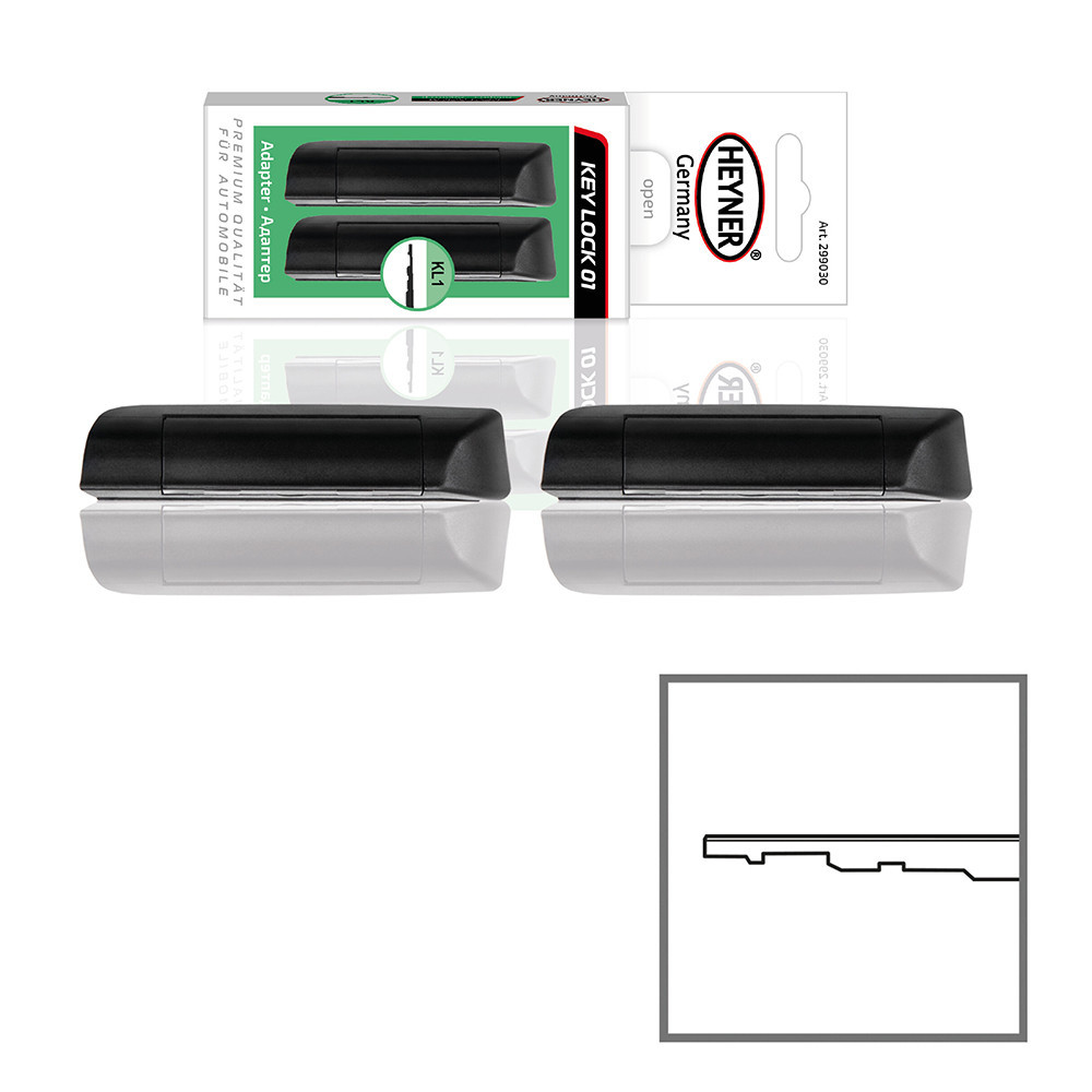 Адаптер для щіток склоочисника Slim Top (2шт) Heyner, 300530 Киев - изображение 1