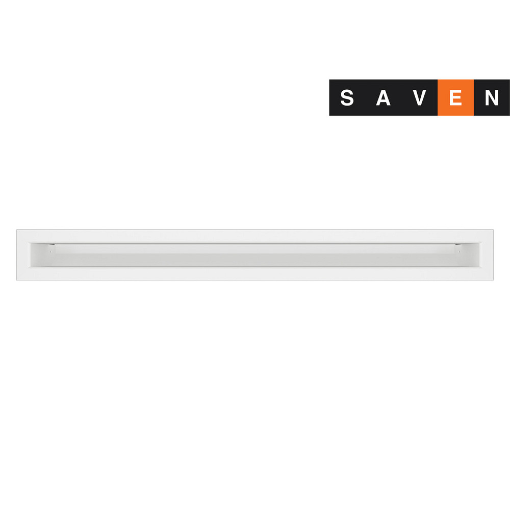 Вентиляционная решетка для камина SAVEN Loft 60х400 белая Львов - изображение 2