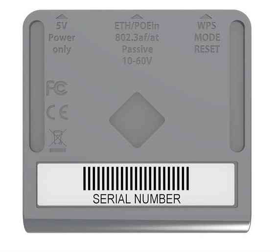 Точка доступу Mikrotik mAP lite (RBMAPL-2ND) (1x10/100 Ethernet ports, 1.5 dBi) Зовнішній адаптер живлення, Харків